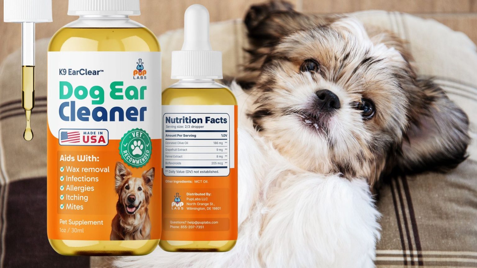 K9 EarClear: Relief for Itchy, Irritated Puppy and adult Ears | LATF ...