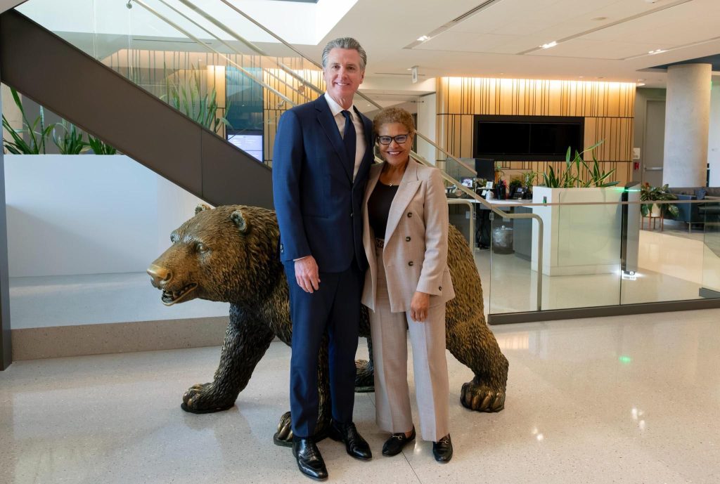 Mayor Karen Bass tries to keep up in LA mayoral race
