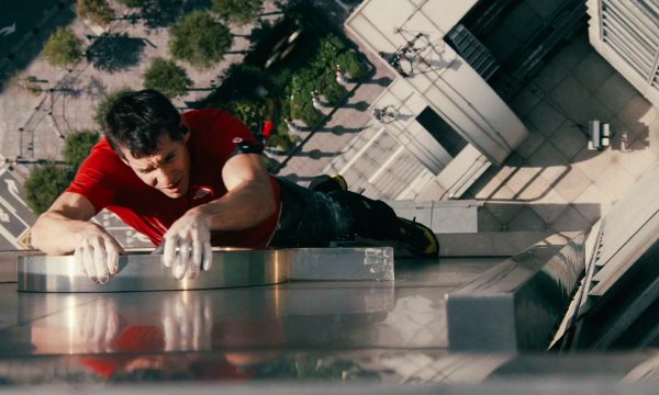 Skyscraper Live. Alex Honnold climbing in Taipei, Taiwan for Skyscraper Live. Cr. Courtesy of Netflix © 2026