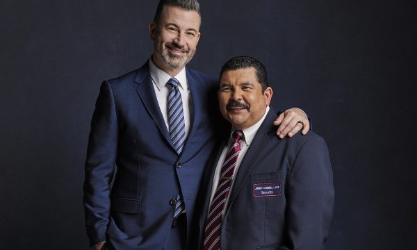 JIMMY KIMMEL LIVE! - ABC's "Jimmy Kimmel Live!" stars Jimmy Kimmel and Guillermo Rodriguez. (Disney/Mark Seliger)
