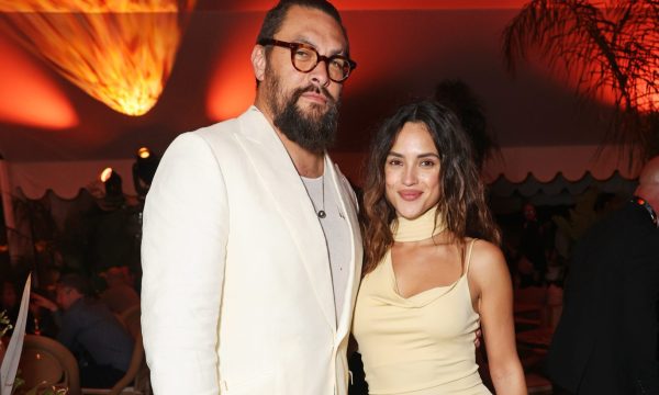 Jason Momoa and Adria Arjona at the After Party for the World Premiere of Splitsville in Cannes on May 19, 2025