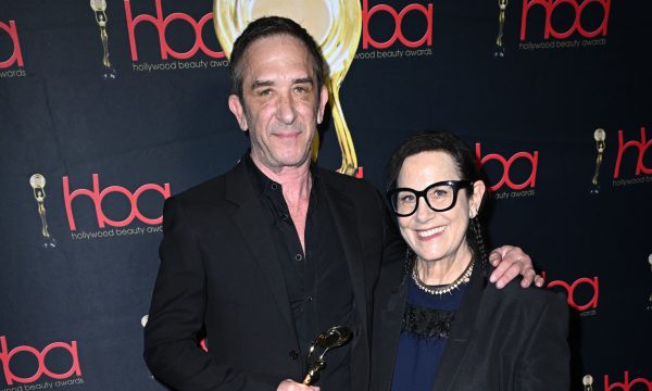 Davis Factor and Arianne Phillips at Hollywood Beauty Awards