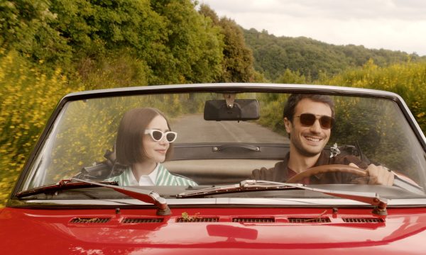 Emily in Paris. (L to R) Lily Collins as Emily, Eugenio Franceschini as Marcello in Emily in Paris. Cr. Courtesy of Netflix © 2025