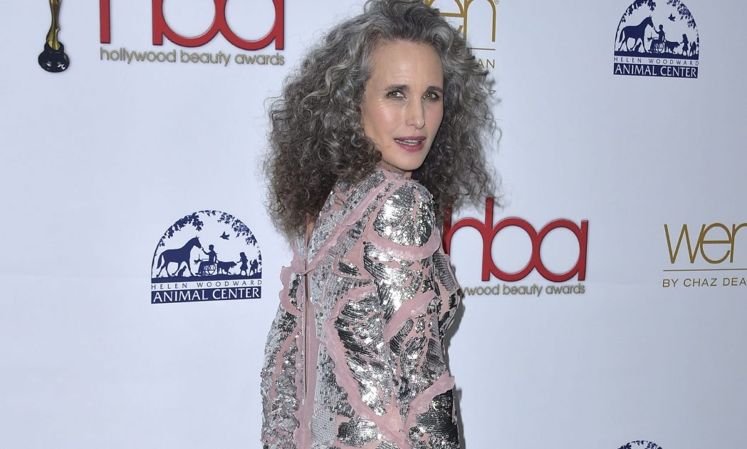 andie macdowell, timeless beauty award, hollywood beauty awards