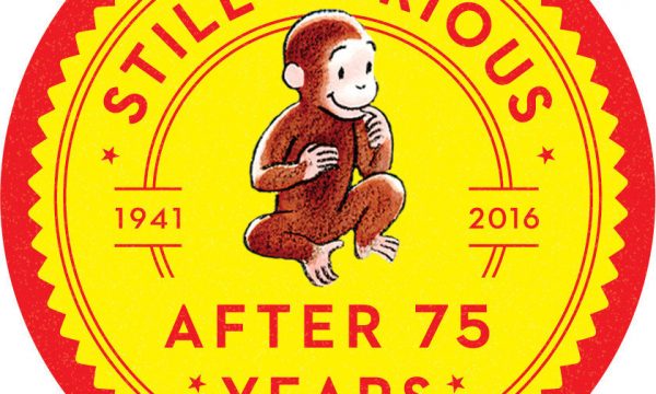 HMH Curious George 75th Anniversary Logo