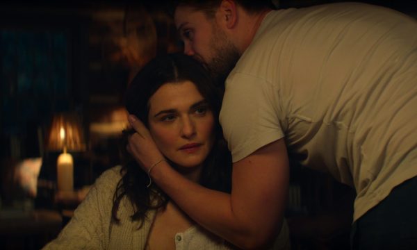 VLADIMIR. (L to R) Rachel Weisz as M and Leo Woodall as Vladimir in Episode 108 of Vladimir. Cr. Courtesy of Netflix © 2026