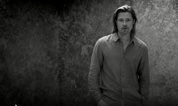 Brad Pitt Debuts as 1st Male Face of Chanel No5