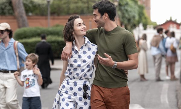 Emily in Paris. (L to R) Lily Collins as Emily, Eugenio Franceschini as Marcello in Emily in Paris. Cr. Giulia Parmigiani/Netflix © 2025