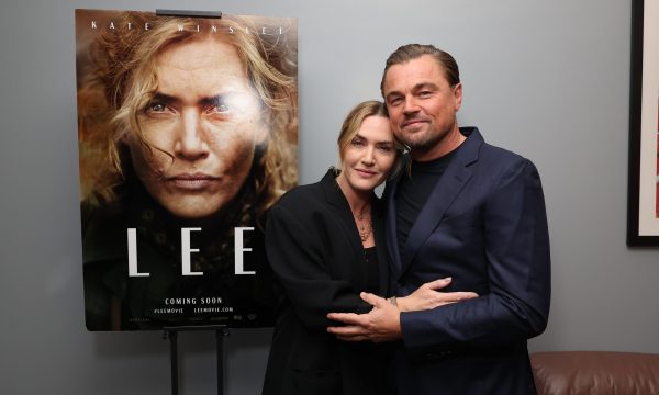 LOS ANGELES, CALIFORNIA - NOVEMBER 19: Kate Winslet and Leonardo DiCaprio seen at "Lee" Special Screening at Harmony Gold on November 19, 2024 in Los Angeles, California. (Photo by Eric Charbonneau/Roadside Attractions via Getty Images)
