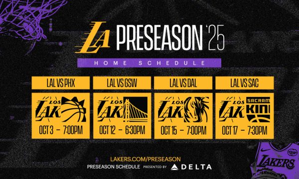 lakers preseason 2025 schedule