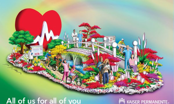 kaiser permanente rose parade, float