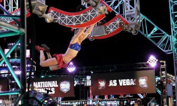 AMERICAN NINJA WARRIOR -- "Las Vegas Finals 1" Episode 1613  -- Pictured: Jessie Graff -- (Photo by: Elizabeth Morris/NBC)