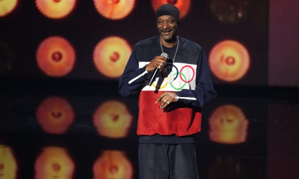 NBCUNIVERSAL UPFRONT EVENTS -- 2024 NBCUniversal Upfront from Radio City Music Hall in New York City on Monday, May 13, 2024 -- Pictured: Snoop Dogg, The Voice on NBC -- (Photo by: Charles Sykes/NBCUniversal)