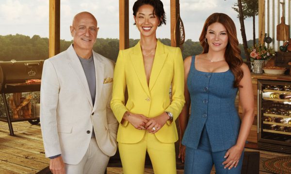 TOP CHEF -- "S23 Gallery" -- Pictured: (l-r) Tom Colicchio, Kristen Kish, Gail Simmons -- (Photo by: Sasha Israel/Bravo)