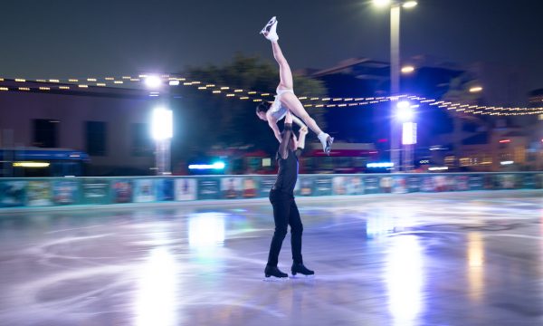 hulu disney santa monica ice holiday rink