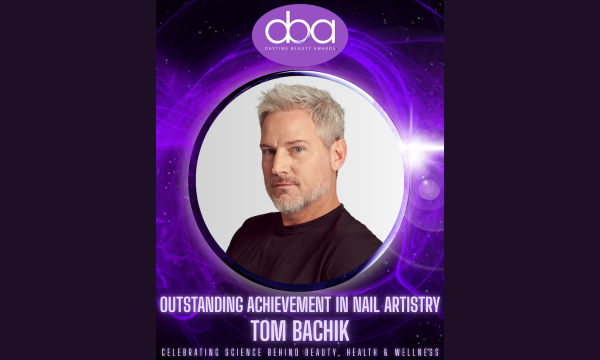 Tom Bachik nail artist daytime beauty awards