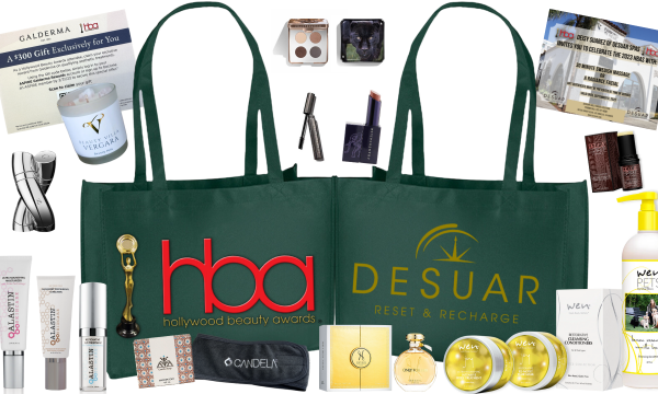 hollywood beauty awards ,gift bag, wen, chaz dean, candela, galderma