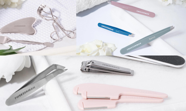 tweezers, manicure set, tweezerman