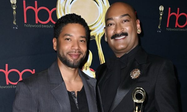 Brian Badie and Jussie Smollett at Hollywood Beauty Awards