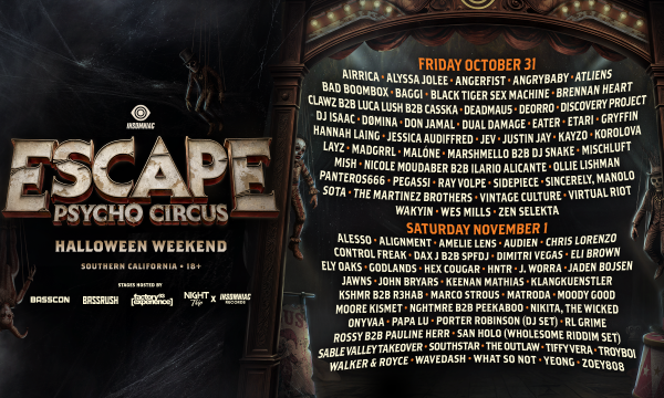ESCAPE PSYCHO CIRCUS 2025