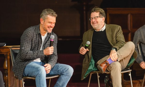 matt damon staged reading