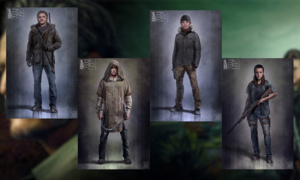 The Last of Us costume illustrations