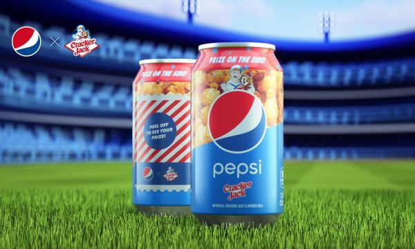 Pepsi x Cracker Jack Cans on Field