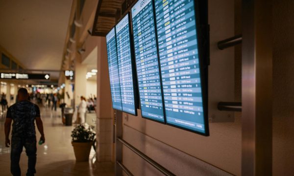 airport delays drones
